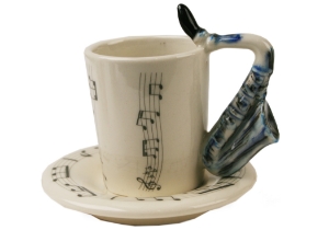 Saxophone Espresso Cup