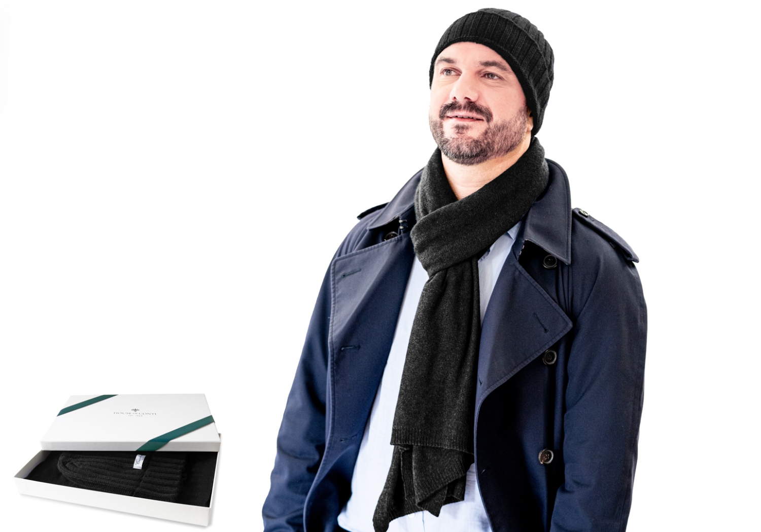 Firenze Cashmere Scarf & Beanie Hat