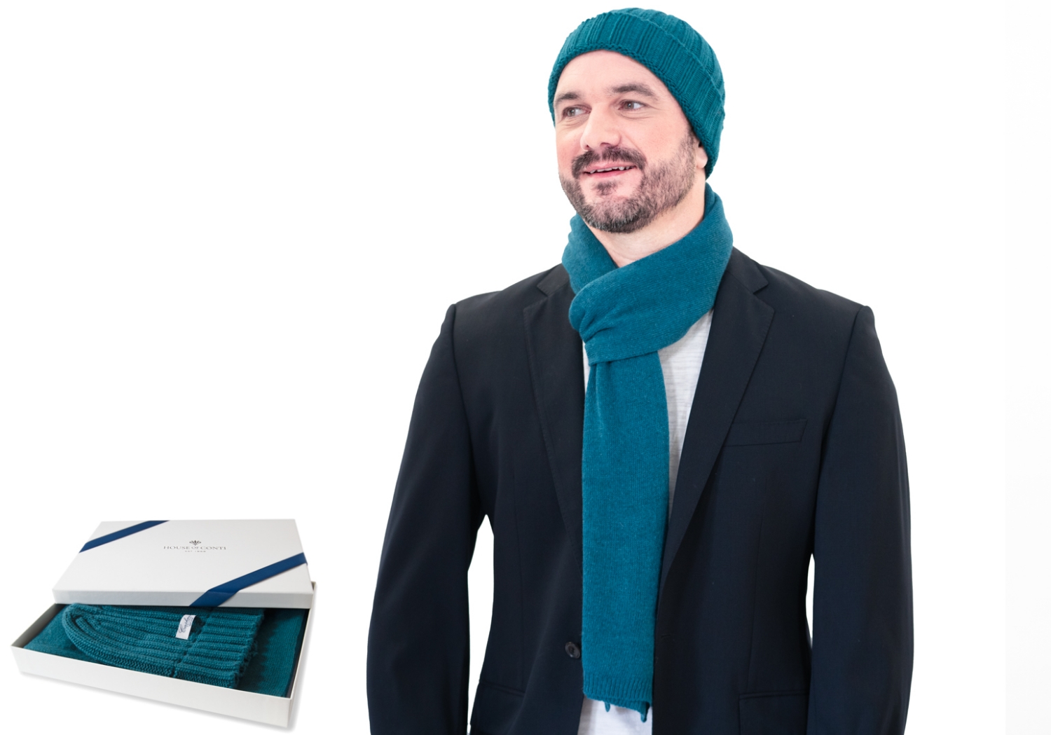 Firenze Cashmere Scarf & Beanie Hat