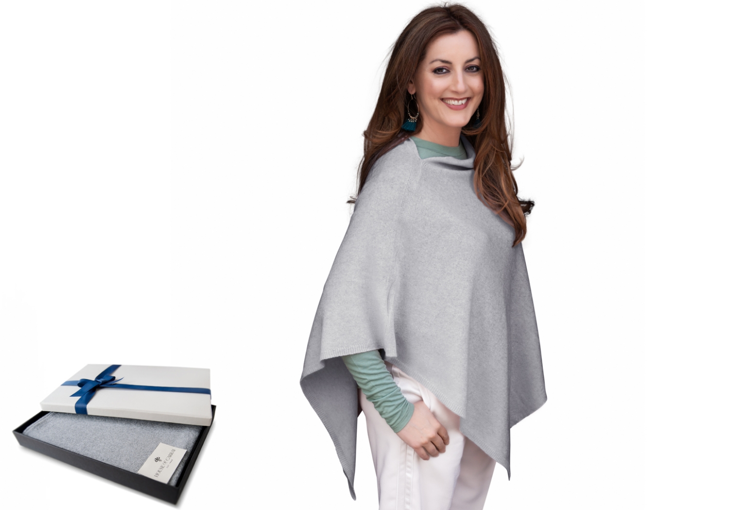 Firenze Cashmere Poncho