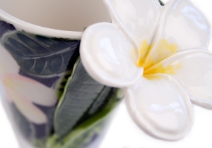 Plumeria Flower Coffee Mug