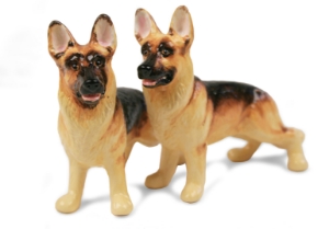German Shepherd Cruet Set