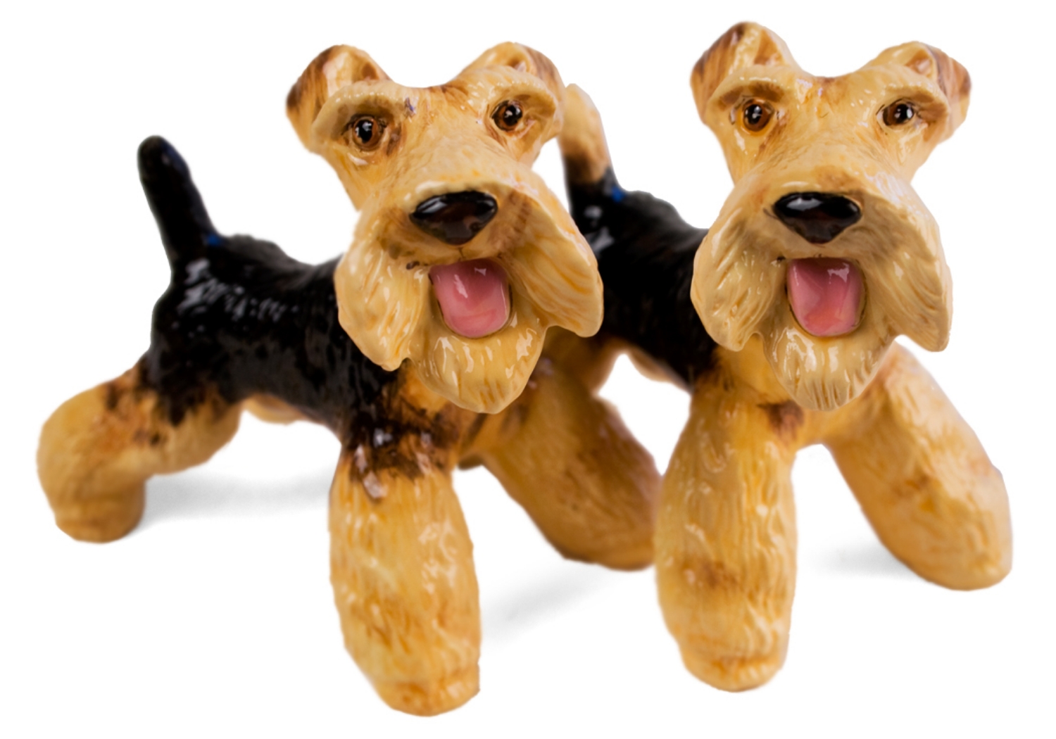 Airedale Terrier Cruet Set