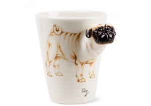 A lovable Pug ceramic by Blue Witch. This small delightful dog is very big on personality and is nicked named ‘multo in parvo’ which translates as a lot in a small space!