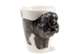 An elegant Poodle ceramic by Blue Witch. This breed is intelligent and charismatic as well as able to rock a very distinctive look. A popular family pet throughout the world.