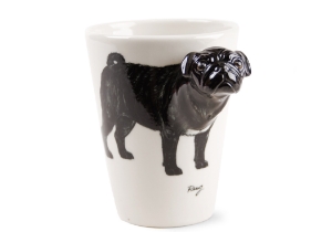 A lovable Pug ceramic by Blue Witch. This small delightful dog is very big on personality and is nicked named ‘multo in parvo’ which translates as a lot in a small space!