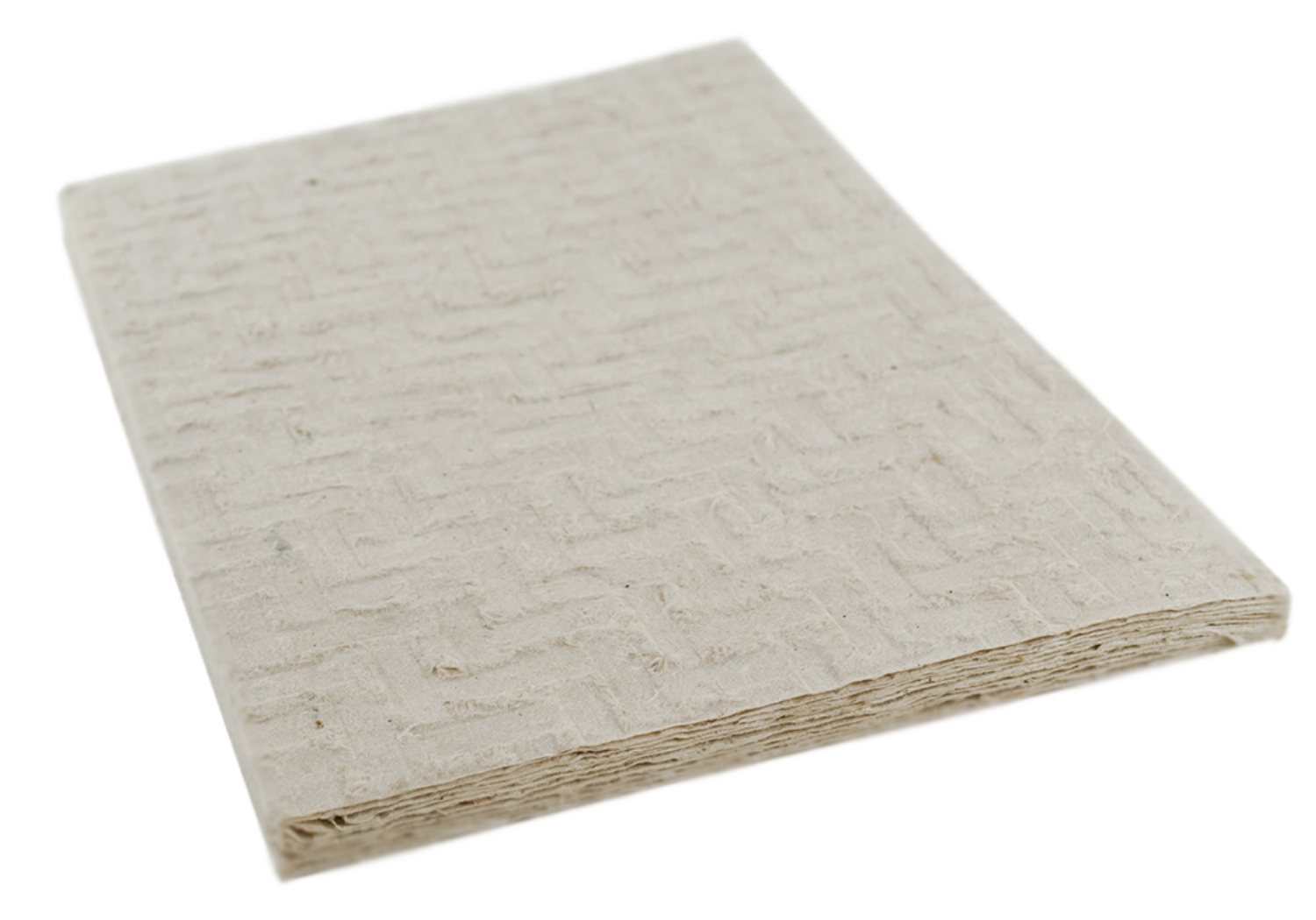 Beautiful even when its plain because our handmade paper is so natural. Soft to the touch but with a lovely fine, fibrous texture. Suitable for a plethora of crafting uses.