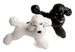 An elegant Poodle ceramic by Blue Witch. This breed is intelligent and charismatic as well as able to rock a very distinctive look. A popular family pet throughout the world.