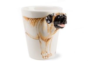 An original Blue Witch ceramic. The mighty Mastiff is actually a very tender, easy going and good natured breed although it was originally bred to fight Gladiators, bears, bulls and even lions in the Roma arenas.