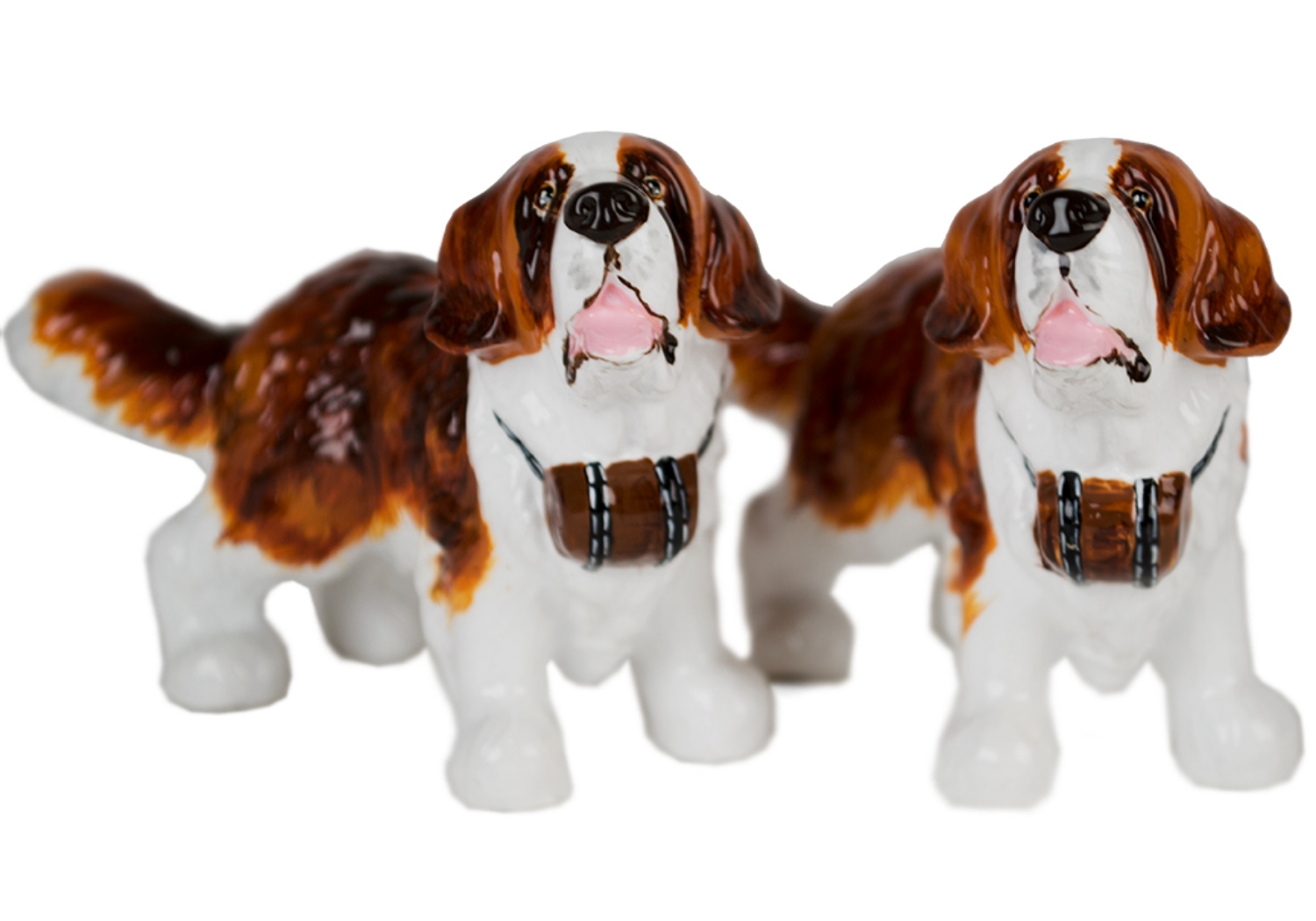 A wonderful ceramic from Blue Witch. The St Bernard is a rather imposing dog due to its size and for this reason is often found as a guard dog, however, its temperament is actually very mild and loyal and they make excellent family dogs.