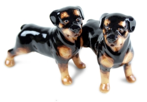 Rottweiler Cruet Set