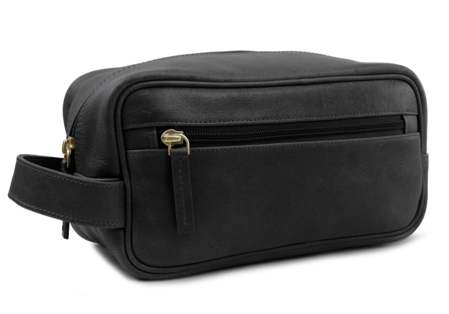 Rugged and refined. Designed for all your grooming needs with a spacious interior for all your toiletry essentials. The Wilson men's leather toiletry wash bag is handcrafted from high-quality calf leather. Tough, durable and water-resistant. It's got the room but is still compact enough to fit into any bag or suitcase.