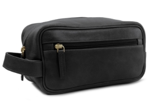 Rugged and refined. Designed for all your grooming needs with a spacious interior for all your toiletry essentials. The Wilson men's leather toiletry wash bag is handcrafted from high-quality calf leather. Tough, durable and water-resistant. It's got the room but is still compact enough to fit into any bag or suitcase.