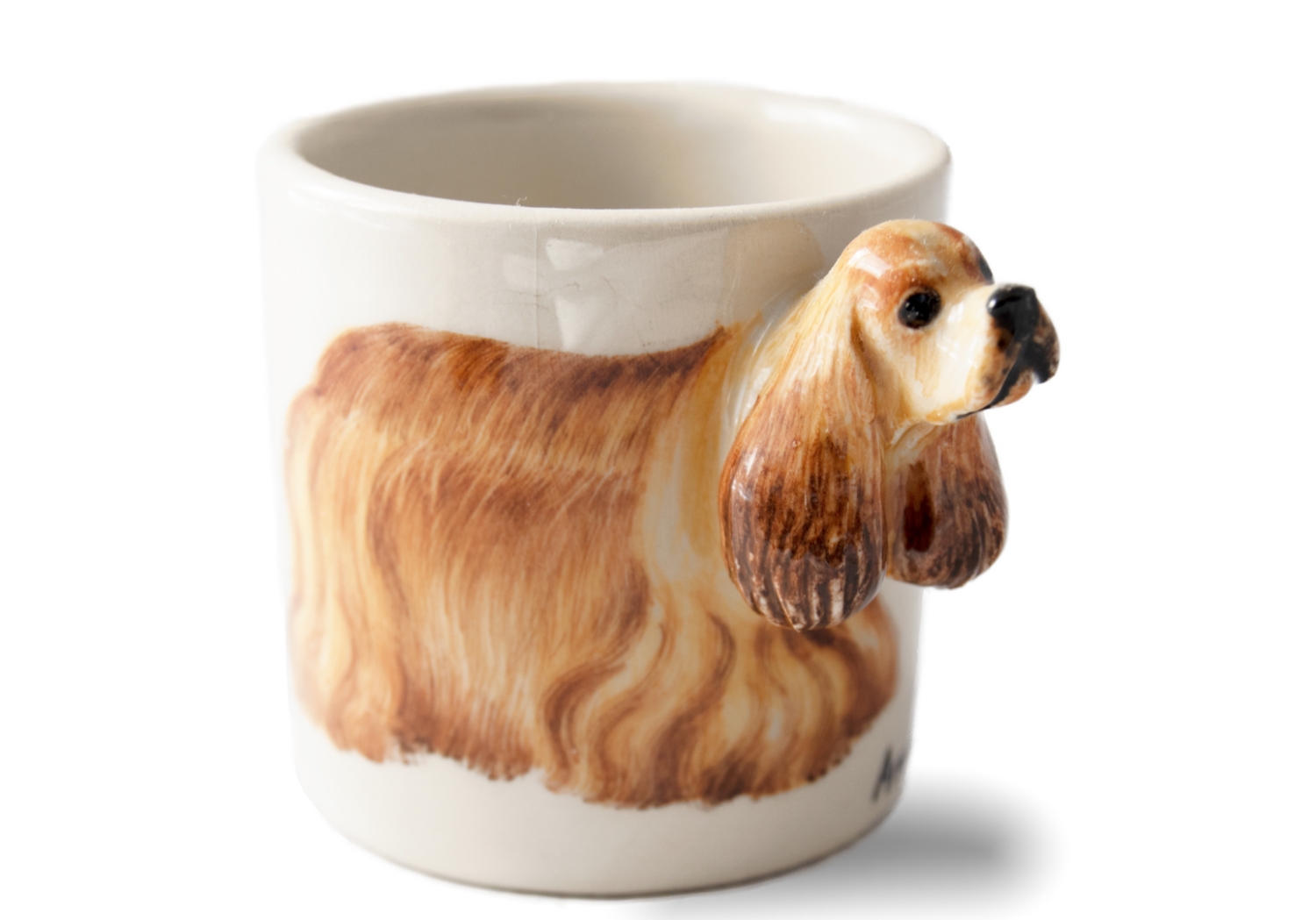 A gorgeous Blue Witch ceramic immortalising the stunning American Cocker Spaniel. A perfect family pet, this adorable breed is renowned for its affable personality.