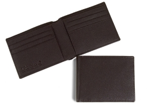 Casual yet distinctive. This handsome leather Slim Boy billfold wallet with flap is the classic combination of functionality and practicality making it the perfect every-day accessory. Handmade from high-quality calf leather. It has been produced to the high standard to give the wallet a great form and stability.