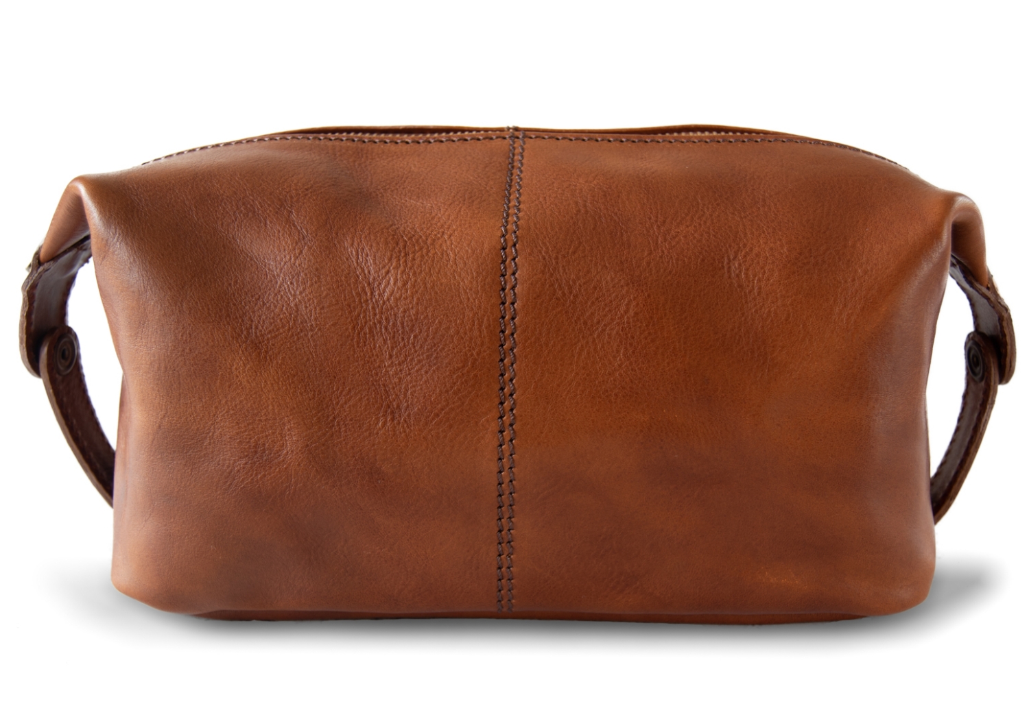 Designed for all your grooming needs. The splendid Marco Polo Italian luxury leather wash bag is handcrafted in Florence. This collection's main focal point is the quality of the leather, which is the best grade of full-grain leather hide. This matchless leather is painstakingly tanned by Italian leather craftsmen using the world’s most environmentally friendly tanning method which utilizes vegetable dyes. Completely natural and durable. A functional and practical option for transporting grooming essentials, making it the ideal companion for holidays, business trips, or a weekend away.