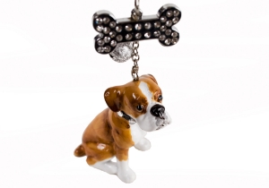 Boxer Key Ring