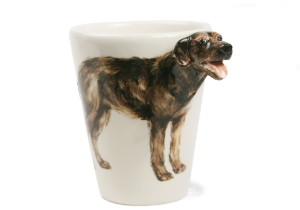 Beautifully presented on an original Blue Witch ceramic. This intelligent and courageous Chesapeake Bay Retriever makes a great family pet and was traditionally a hunting companion. They have a bright and happy disposition and are known for their love of water.