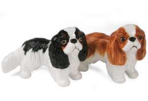 King Charles Spaniel Cruet Set