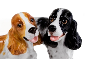English Cocker Spaniel Cruet Set