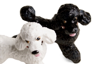 An elegant Poodle ceramic by Blue Witch. This breed is intelligent and charismatic as well as able to rock a very distinctive look. A popular family pet throughout the world.
