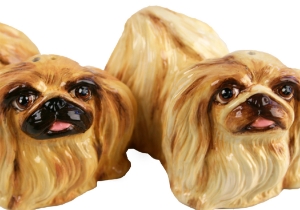 Pekingese Cruet Set
