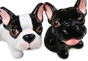 French Bulldog Cruet Set