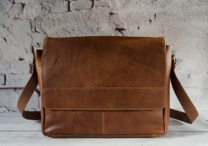 A timeless classic. Our Wayfarer leather messenger bag is the perfect, mature blend of traditional briefcase and the good old backpack. Handcrafted from high-quality calf leather. Our Wayfarer leather messenger bag is durable, reliable, and will let you multitask much easier. It’s even waterproof! Perfect for anyone; from a student to a busy professional. It can also be personalised making it the perfect finishing touch to your bag.