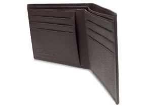 Casual yet distinctive. This handsome leather Slim Boy billfold wallet with flap is the classic combination of functionality and practicality making it the perfect every-day accessory. Handmade from high-quality calf leather. It has been produced to the high standard to give the wallet a great form and stability.