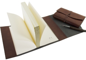 A very intelligent collection: The Romano Refillable Journal is supremely refined and redefined with natural recycled leather, specially created by professional Italian leather craftsmen. Employing advanced techniques, the environmental impact is much reduced. By using what is essentially a waste material it retains many of the properties and textures of regular leather without losing that wonderful natural leather smell. Uncompromised quality which is distinctive and is still a luxurious option. The leather has a glossy finish whilst still allowing for flexibility.