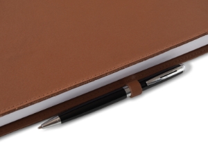 A versatile yet relaxed style, the Indiana Refillable Journal is full of character and thoroughly modern. Handmade from high quality genuine calf leather with naturally light oiled skin to infuse an adventurous feel. Uncomplicated with simple elegant, stitched edging only reinforces the books profile without being overly overt. The simplicity of the structure is divine with no need to add further design twists. This charismatic range promises to travel the distance with you.Your passion for writing will be extended with the refillable booklet pages which can be changed with ease. As one story ends another will begin.