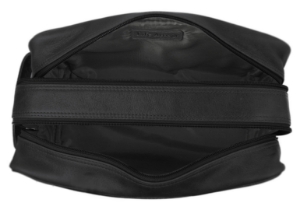 Rugged and refined. Designed for all your grooming needs with a spacious interior for all your toiletry essentials. The Wilson men's leather toiletry wash bag is handcrafted from high-quality calf leather. Tough, durable and water-resistant. It's got the room but is still compact enough to fit into any bag or suitcase.