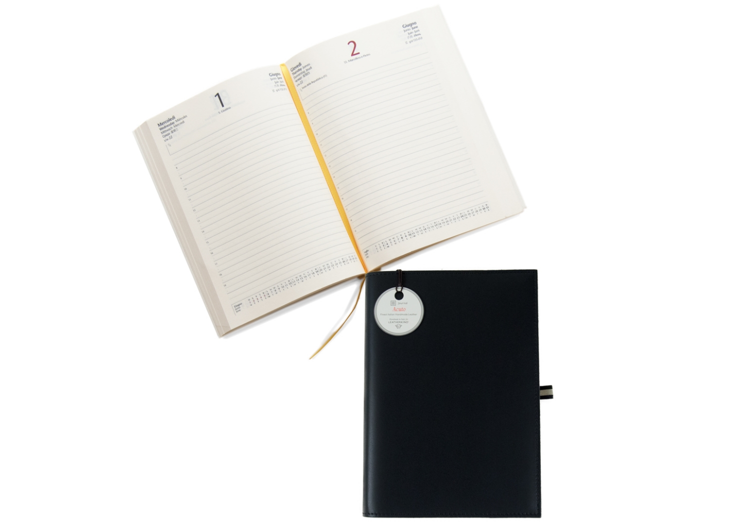 Image de Acuto A5 Cuir Journal Rechargeable