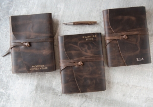 Picture of Enya A5 Leather Refillable Journal